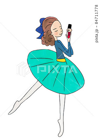 くるみ割り人形 バレエのイラスト素材 くるみ割り人形 バレエのイラスト素材