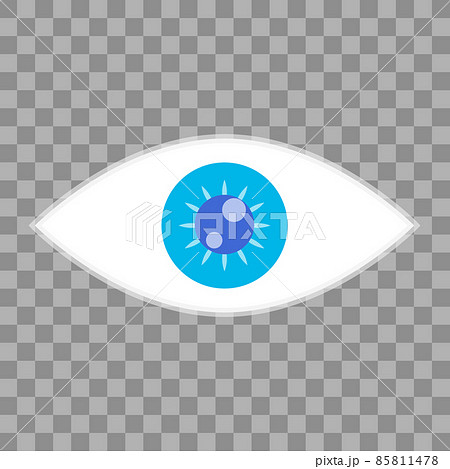 眼球 目 目玉 リアルのイラスト素材