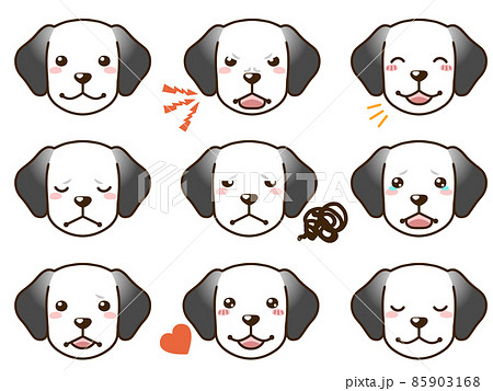 ダルメシアンのイラスト素材