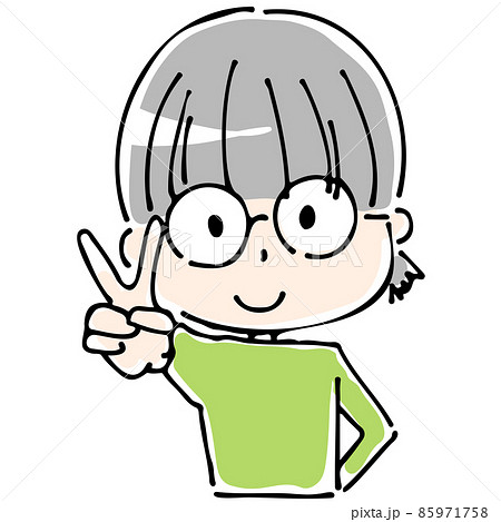 トンボの眼鏡のイラスト素材