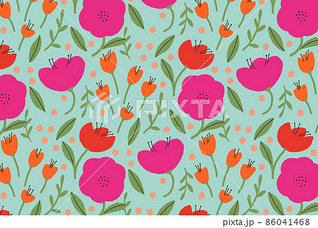 手書き 壁紙素材 お洒落 カワイイのイラスト素材