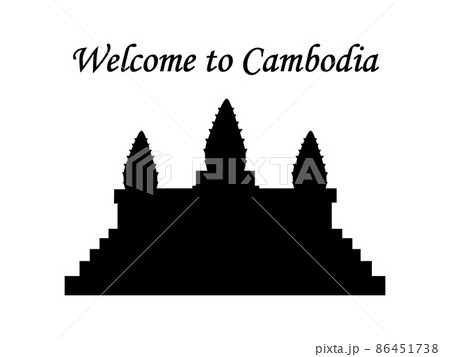 アンコールワットのイラスト素材集 ピクスタ