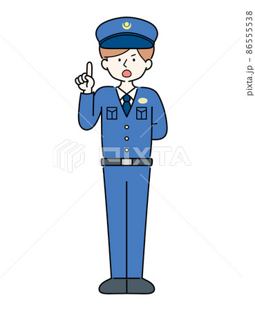 警察官 かわいいのイラスト素材