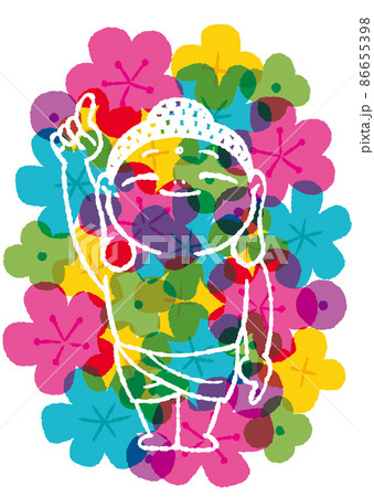 花祭りのイラスト素材