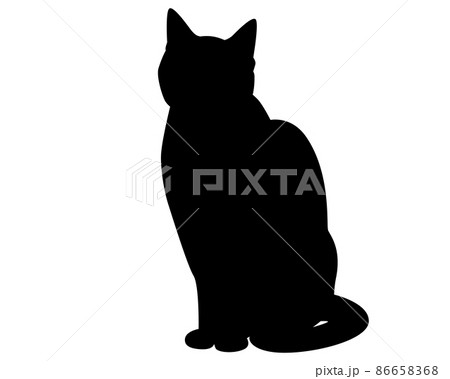 猫のしっぽのイラスト素材