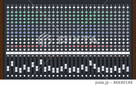 音響 Pa ミキサー 卓の写真素材