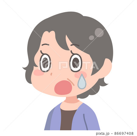 目を剥く
