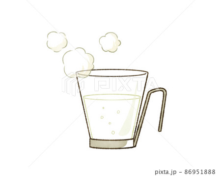 お湯のイラスト素材