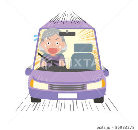 暴走車 イラストのイラスト素材