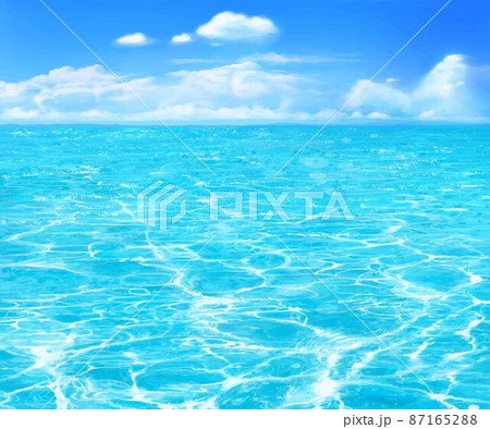 海 波のイラスト素材