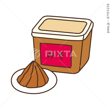 味噌のイラスト素材集 ピクスタ
