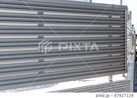 住宅エクステリア：アルミフェンスのイメージ