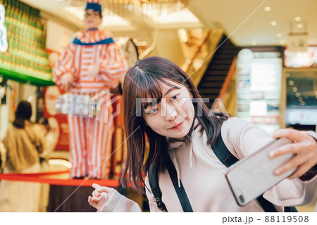 くいだおれ人形 大阪の写真素材 くいだおれ人形 大阪の写真素材