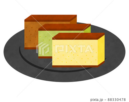 カステラのイラスト素材集 ピクスタ