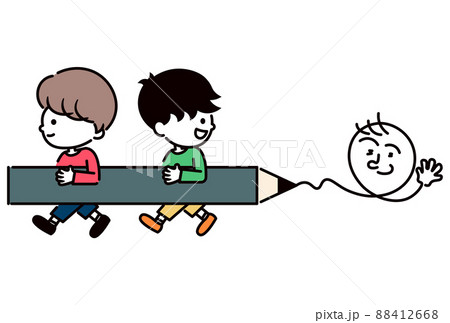 図画工作のイラスト素材