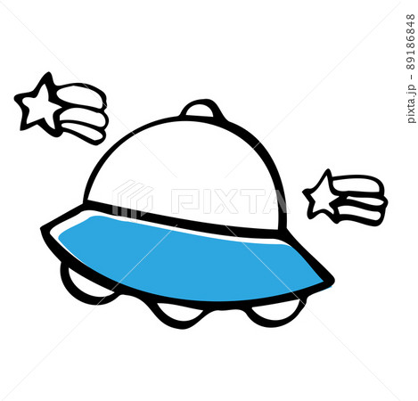 キャラクター かわいい Ufo ゆるいのイラスト素材