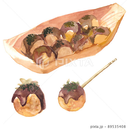 たこ焼きのイラスト素材集 ピクスタ