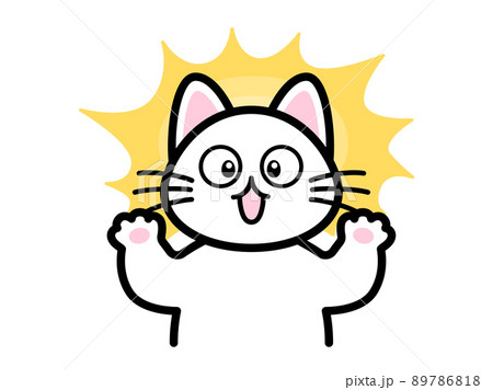 びっくり目のイラスト素材