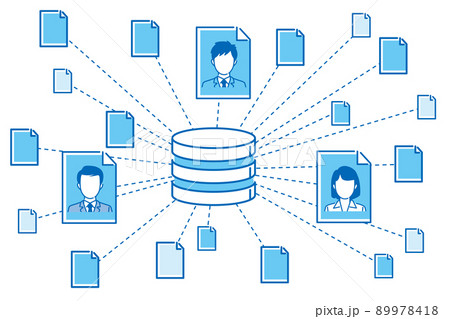 データファイルのイラスト素材 - PIXTA