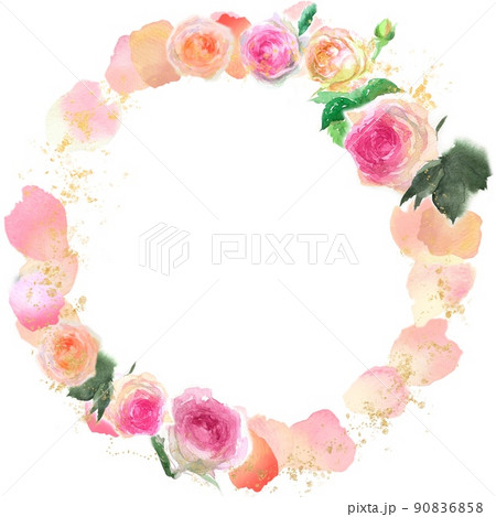 薔薇の蕾のイラスト素材