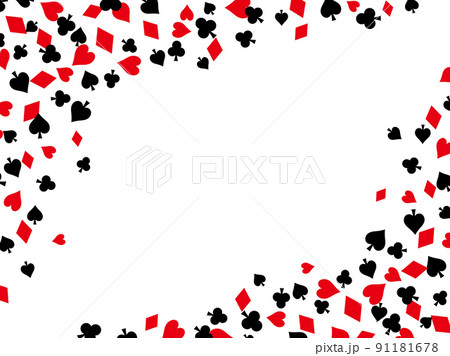 トランプマジックのイラスト素材