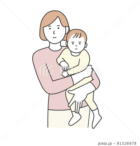 抱っこのイラスト素材集 ピクスタ