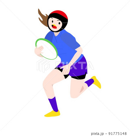 ラグビーのイラスト素材集 ピクスタ