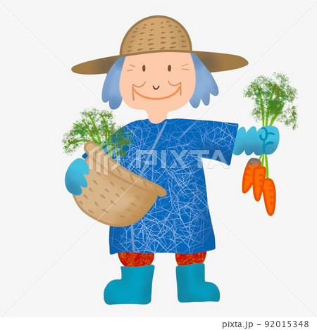 元気な老人のイラスト素材