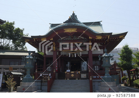 羽田航空神社の写真素材