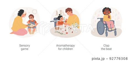 音楽療法士のイラスト素材