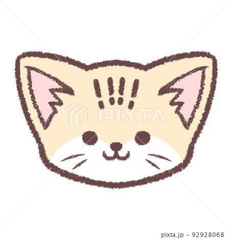 猫 手描き アイコン 動物のイラスト素材