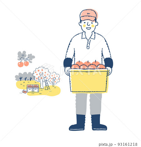 農家のイラスト素材集 ピクスタ