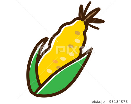 野菜 トウモロコシ イラスト かわいいのイラスト素材