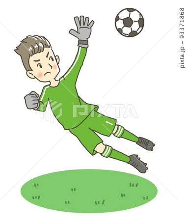 ゴールキーパーのイラスト素材集 ピクスタ