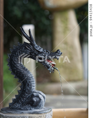 竜の蛇口 竜蛇口12号 高岡銅器の庭置物 龍の蛇口 水の神様(手水舎 等用
