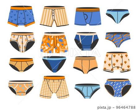 Woman underwear panties types. Vector - Stock Illustration [28525111] -  PIXTA