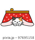 こたつで眠る三毛猫のイラスト素材 [97976414] - PIXTA