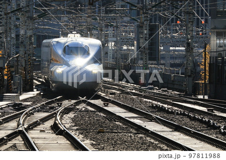分岐点 線路 レール ポイント切り替えの写真素材 - PIXTA