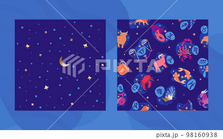 雙子插圖素材- PIXTA