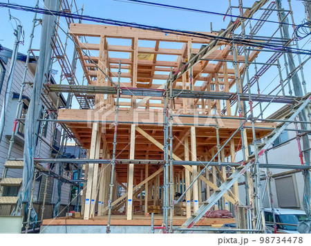 集合住宅の建築現場のイメージ