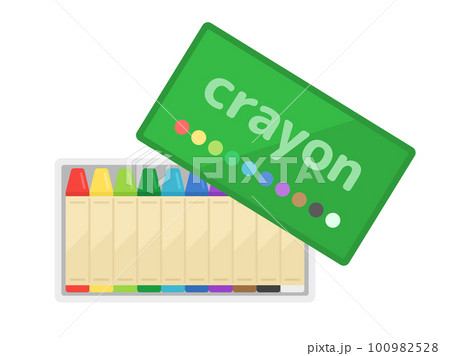 empty crayon box clipart