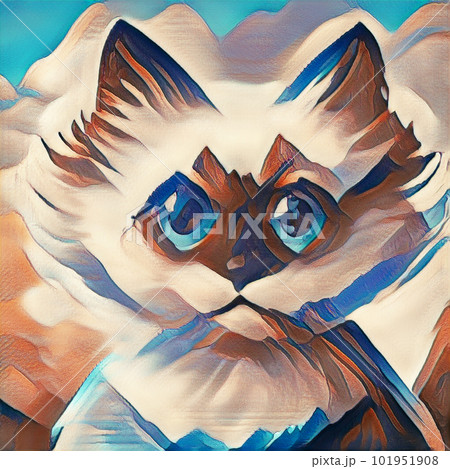 NEKOZENEKO猫背ねこ 手描き 猫 イラスト クレヨン アクリル 原画 NEKOZENEKO猫背ねこ 手描き 猫 イラスト クレヨン アクリル 原画