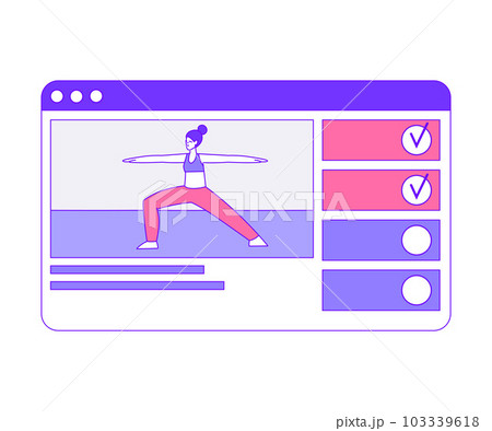 Fitness workout concept neumorphic templates set. Tracker