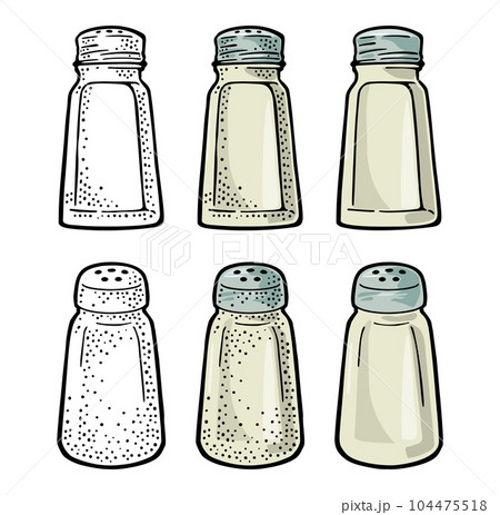 Premium Vector  Vintage and cute illustration of a salt and