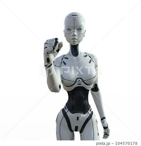 女性アンドロイドの写真素材 - PIXTA