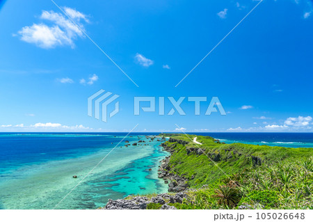 宮古島 東平安名崎 海岸 絶景の写真素材 - PIXTA