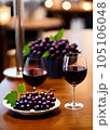 Realistic grapes wine neutral palette warm - Stock Illustration  [105302683] - PIXTA