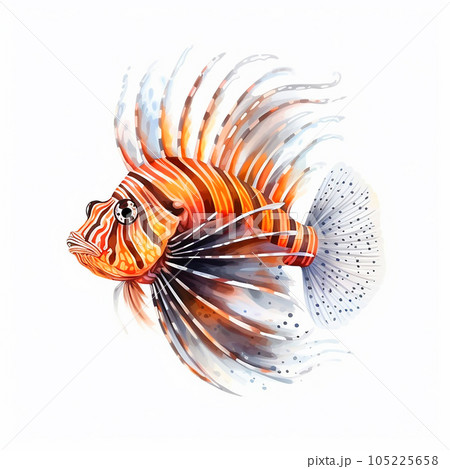 ミノカサゴのイラスト素材 - PIXTA