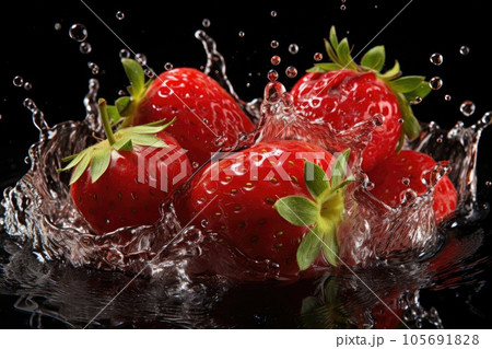 Red Ripe Fresh Strawberries In Kids Hands On Strawberry Background. Stock  Photo, Picture and Royalty Free Image. Image 40973397.