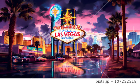 Vector logo for Las Vegas - Stock Illustration [75397988] - PIXTA